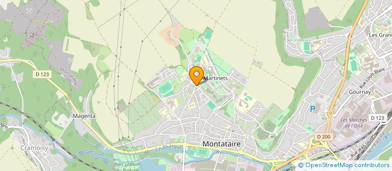 localisation de l'entreprise MONSIEUR YOUSSEF BENYESSAAD  MONTATAIRE