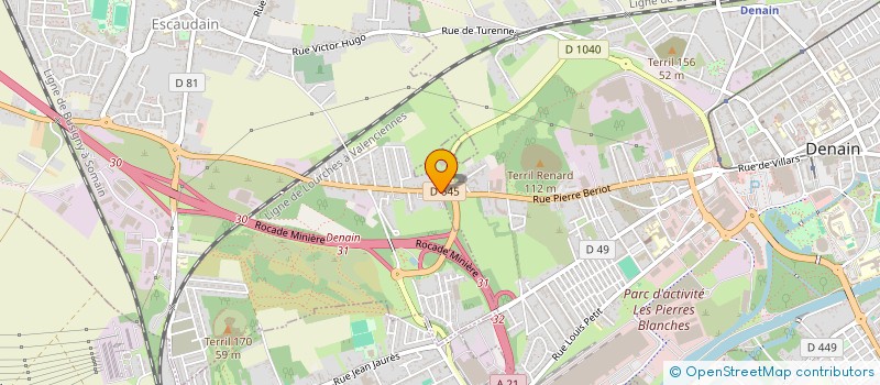 localisation de l'entreprise MONSIEUR YOUSSEF BERRABAH  ESCAUDAIN