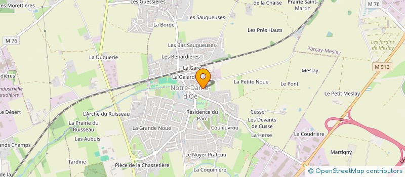 localisation de l'entreprise MONSIEUR YOUSSEF BOUCHAAL  NOTRE-DAME-D'OE