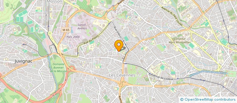 localisation de l'entreprise MONSIEUR YOUSSEF BOUCHNAFA à MONTPELLIER