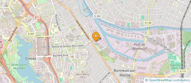 localisation de l'entreprise MONSIEUR YOUSSEF BOUDGHENE STAMBOULI  CRETEIL