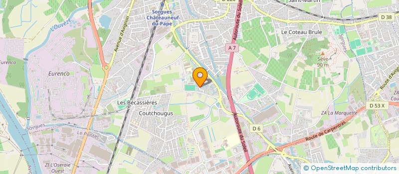 localisation de l'entreprise MONSIEUR YOUSSEF BOUDIFA  SORGUES