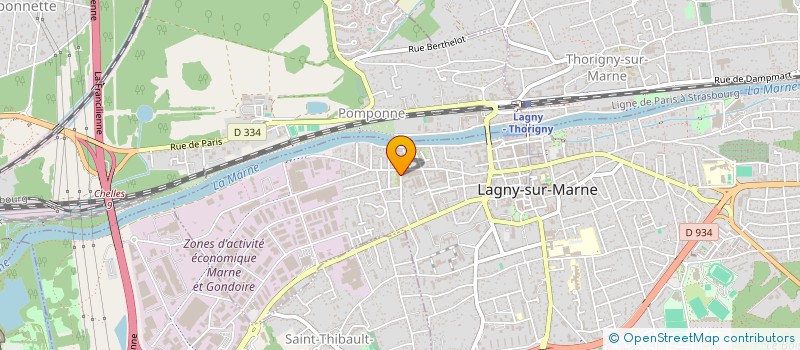 localisation de l'entreprise MONSIEUR YOUSSEF BOUHRAOI  LAGNY-SUR-MARNE