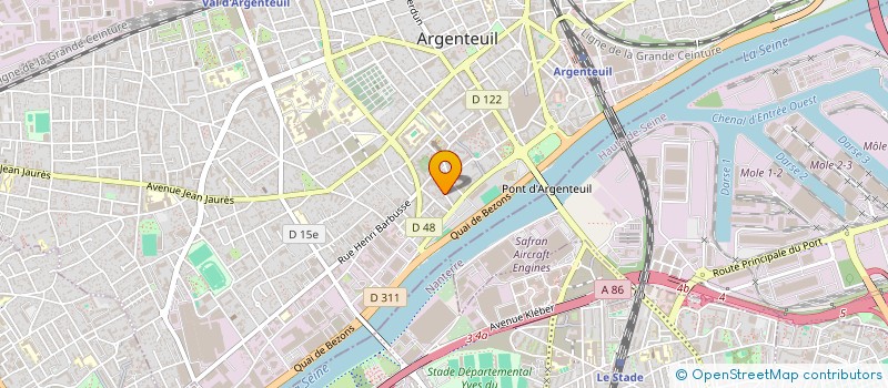 localisation de l'entreprise MONSIEUR YOUSSEF BOUIH  SANNOIS