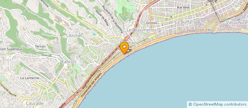 localisation de l'entreprise MONSIEUR YOUSSEF BOUJNAH à NICE