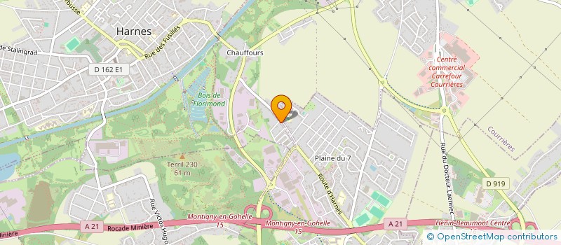 localisation de l'entreprise MONSIEUR YOUSSEF BOUKIOD à COURRIERES