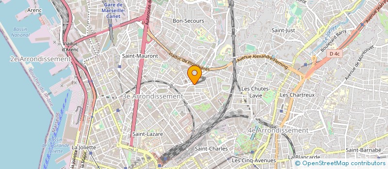 localisation de l'entreprise MONSIEUR YOUSSEF BOUKOULT à MARSEILLE