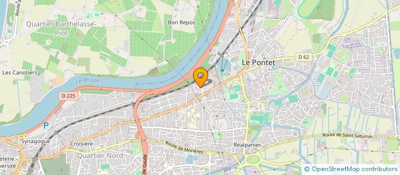 localisation de l'entreprise MONSIEUR YOUSSEF BOULAHDIDA  LE PONTET