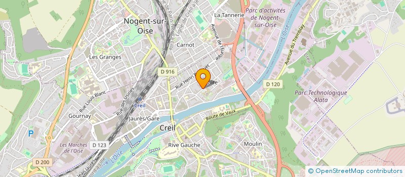 localisation de l'entreprise MONSIEUR YOUSSEF BOUSNASSEL à CREIL