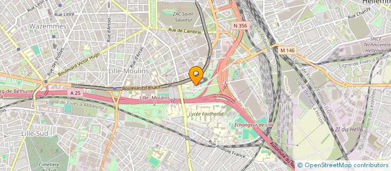 localisation de l'entreprise MONSIEUR YOUSSEF BOUSSEKKINE à LILLE