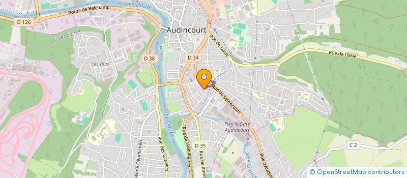 localisation de l'entreprise MONSIEUR YOUSSEF BOUTRITICHE à AUDINCOURT
