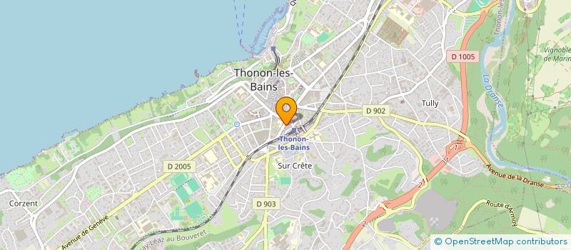 localisation de l'entreprise MONSIEUR YOUSSEF CHAFER à THONON-LES-BAINS