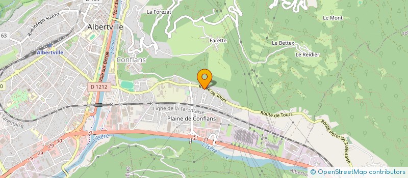 localisation de l'entreprise MONSIEUR YOUSSEF CHAFIK  ALBERTVILLE