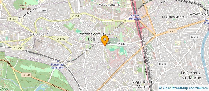 localisation de l'entreprise MONSIEUR YOUSSEF CHEDED à FONTENAY-SOUS-BOIS