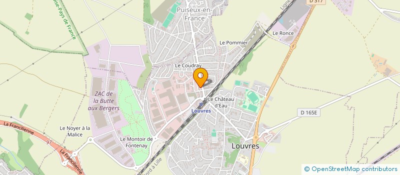 localisation de l'entreprise MONSIEUR YOUSSEF CHELALOU  LOUVRES