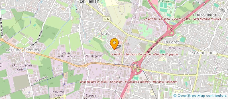 localisation de l'entreprise MONSIEUR YOUSSEF CHEQROUN  LE HAILLAN