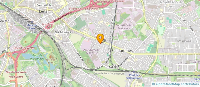 localisation de l'entreprise MONSIEUR YOUSSEF CHERIGUENE  SALLAUMINES