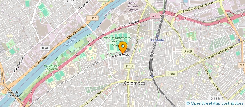 localisation de l'entreprise MONSIEUR YOUSSEF CHIHI à COLOMBES