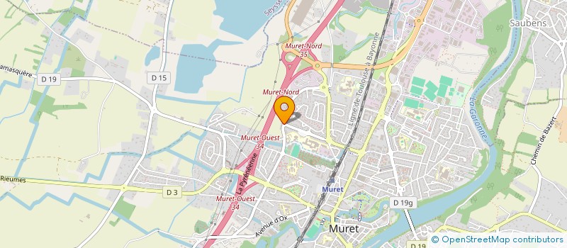 localisation de l'entreprise MONSIEUR YOUSSEF CHLIYAH  MURET