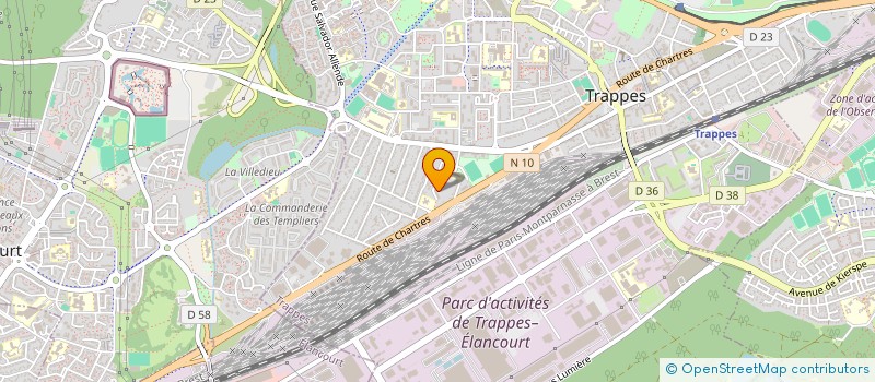 localisation de l'entreprise MONSIEUR YOUSSEF CHOUKRI à TRAPPES