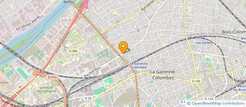 localisation de l'entreprise MONSIEUR YOUSSEF COULIBALY à COLOMBES