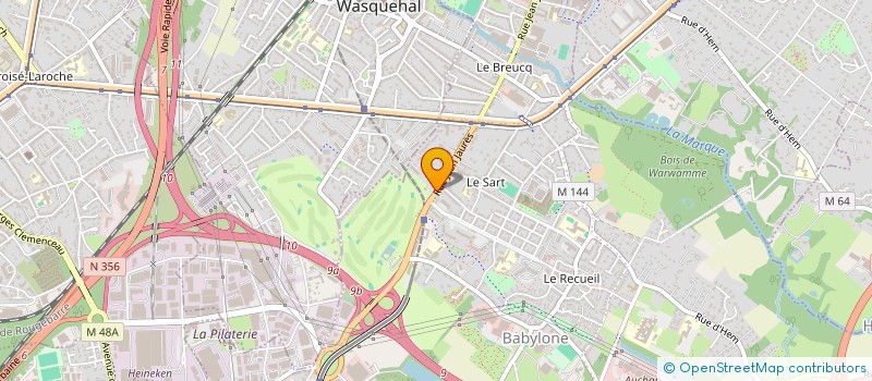 localisation de l'entreprise MONSIEUR YOUSSEF DABACH  VILLENEUVE-D'ASCQ