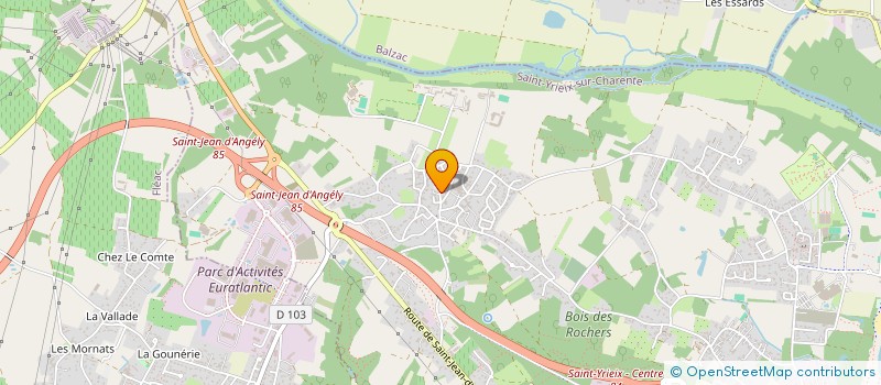 localisation de l'entreprise MONSIEUR YOUSSEF DAHMANI  SAINT-YRIEIX-SUR-CHARENTE