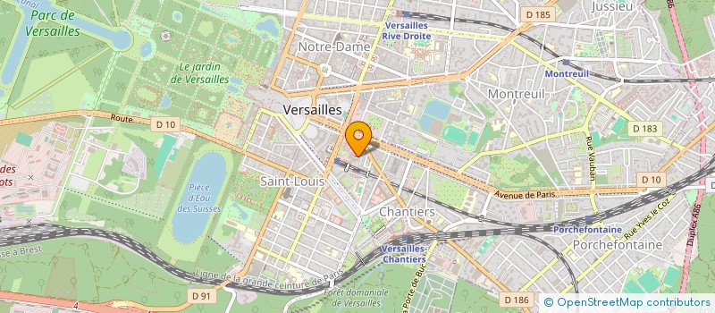 localisation de l'entreprise MONSIEUR YOUSSEF DAMOU à VERSAILLES