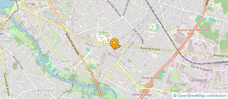 localisation de l'entreprise MONSIEUR YOUSSEF DAOUDI  VERTOU