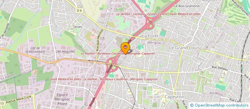 localisation de l'entreprise MONSIEUR YOUSSEF DEHIBA  EYSINES