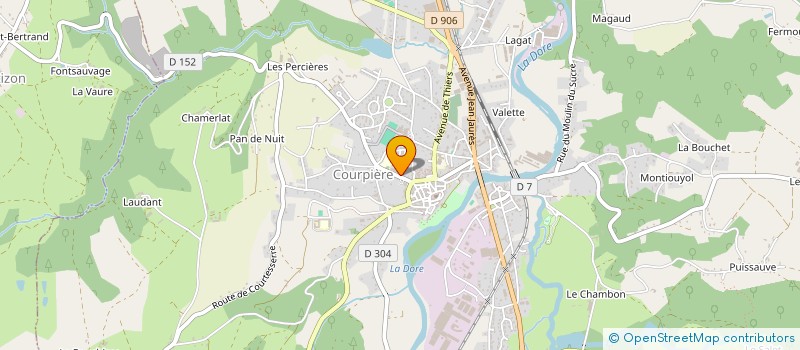 localisation de l'entreprise MONSIEUR YOUSSEF DJEMMOU à COURPIERE