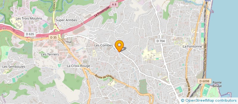 localisation de l'entreprise MONSIEUR YOUSSEF DOHMI  ANTIBES