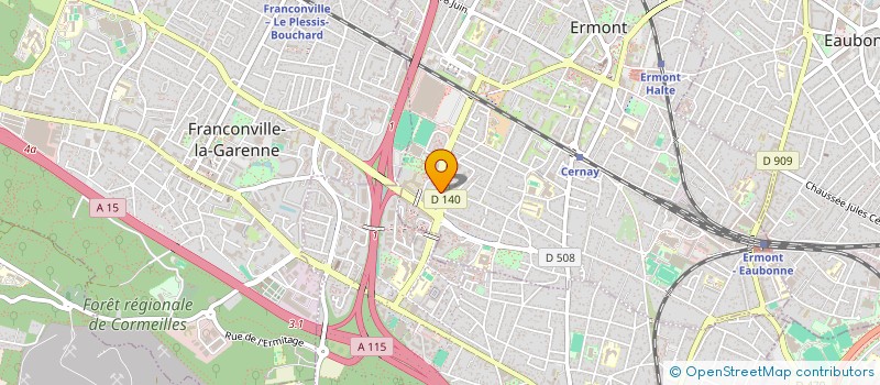 localisation de l'entreprise MONSIEUR YOUSSEF DRIDI  ERMONT