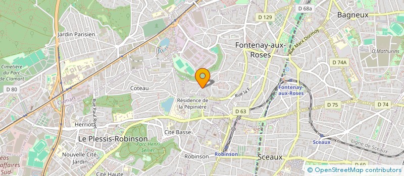 localisation de l'entreprise MONSIEUR YOUSSEF DRISS à FONTENAY-AUX-ROSES