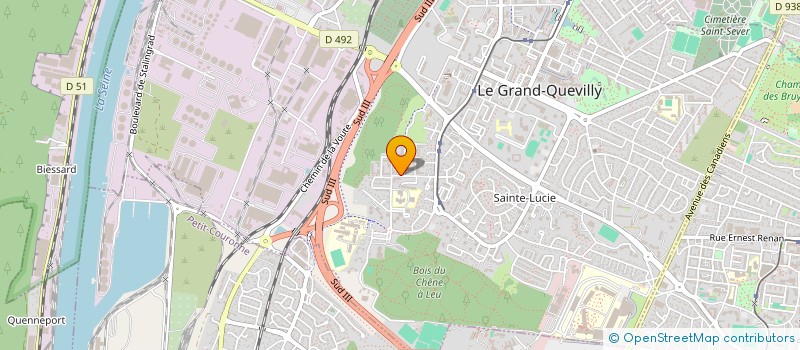 localisation de l'entreprise MONSIEUR YOUSSEF DUPONT  LE GRAND-QUEVILLY