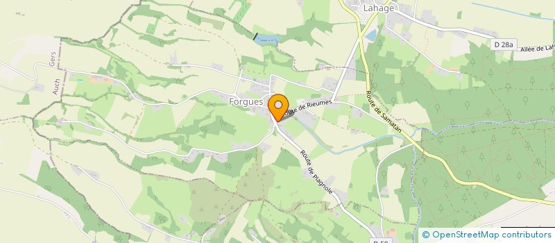 localisation de l'entreprise MONSIEUR YOUSSEF EL AKERMI  FORGUES