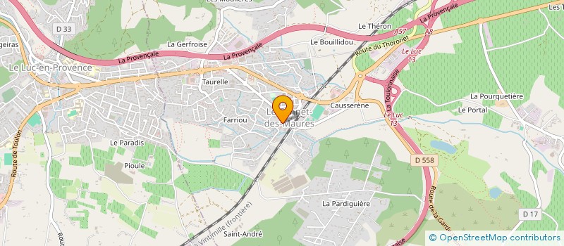 localisation de l'entreprise MONSIEUR YOUSSEF EL ATIFI  LE CANNET-DES-MAURES