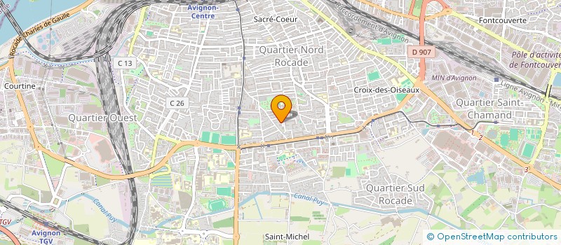 localisation de l'entreprise MONSIEUR YOUSSEF EL AZZOUZI  AVIGNON