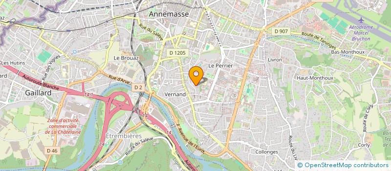 localisation de l'entreprise MONSIEUR YOUSSEF EL BIDAOUI  ANNEMASSE