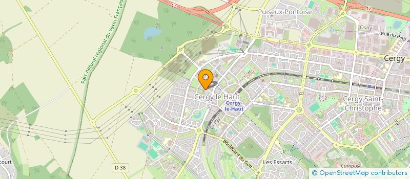 localisation de l'entreprise MONSIEUR YOUSSEF EL FATHI  CERGY