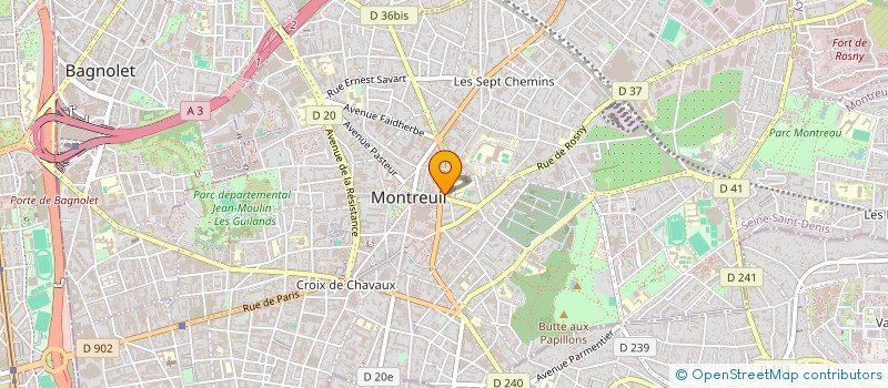 localisation de l'entreprise MONSIEUR YOUSSEF EL FOUZRI à MONTREUIL