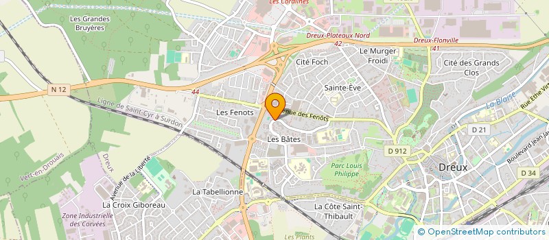 localisation de l'entreprise MONSIEUR YOUSSEF EL GBOURI à DREUX