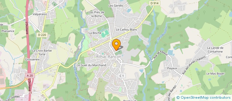 localisation de l'entreprise MONSIEUR YOUSSEF EL GUEROUAZI à RILHAC-RANCON