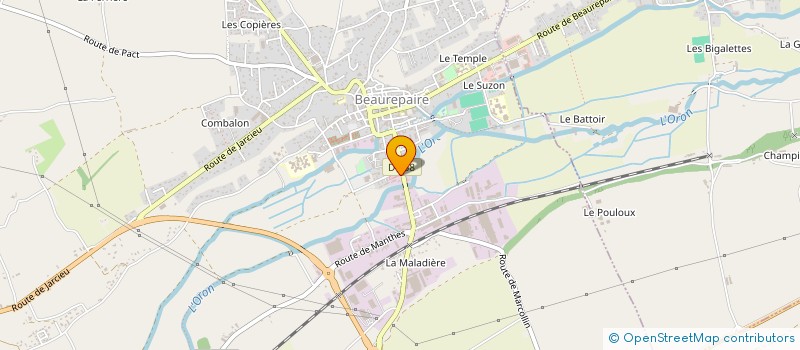 localisation de l'entreprise MONSIEUR YOUSSEF EL HAJJAJI  BEAUREPAIRE