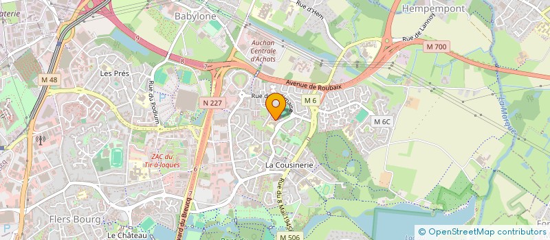 localisation de l'entreprise MONSIEUR YOUSSEF EL HASSANI  VILLENEUVE-D'ASCQ