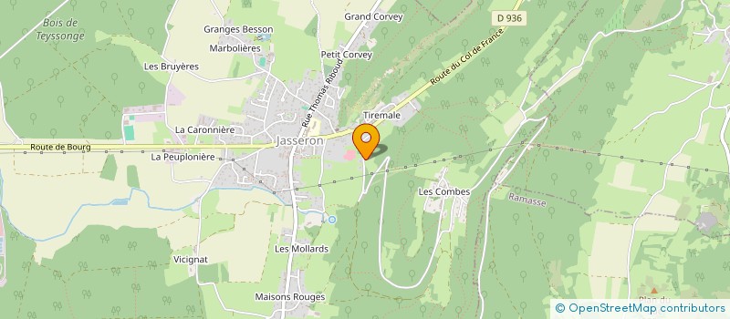 localisation de l'entreprise MONSIEUR YOUSSEF EL HASSOUNI  JASSERON