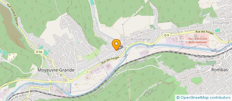 localisation de l'entreprise MONSIEUR YOUSSEF EL HILALI  ROSSELANGE