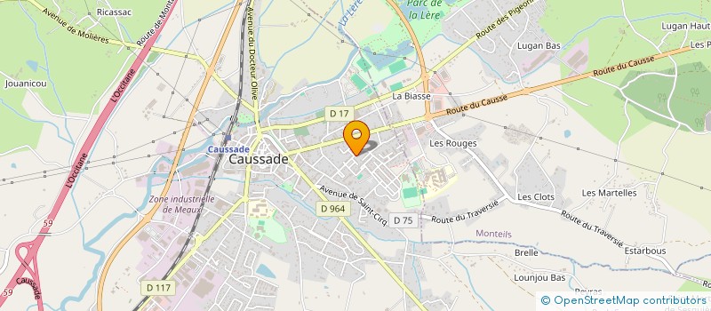 localisation de l'entreprise MONSIEUR YOUSSEF EL KHOUAKHI  CAUSSADE