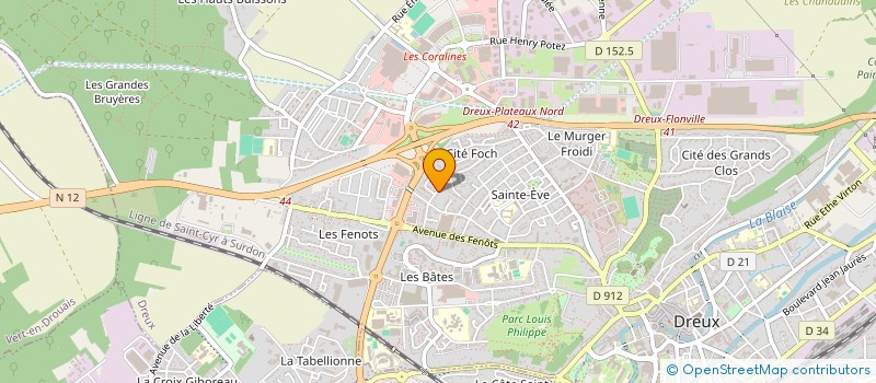 localisation de l'entreprise MONSIEUR YOUSSEF EL MANSSOURI à DREUX