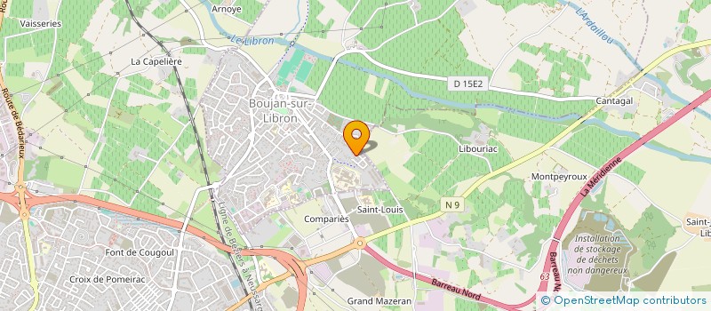 localisation de l'entreprise MONSIEUR YOUSSEF EL YAAKOUBI  BOUJAN-SUR-LIBRON